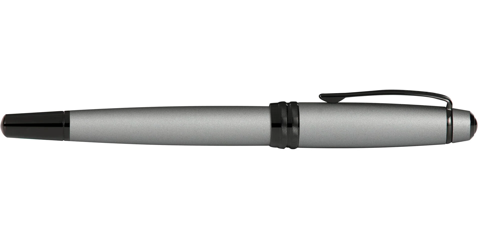 Bailey™ Matte Gray Lacquer Rollerball Pen - Image 6